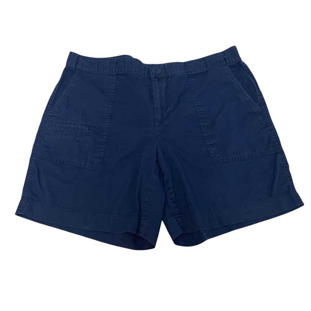 Lauren Ralph Lauren Blue Cotton 6” Inseam Shorts Women’s Size 10